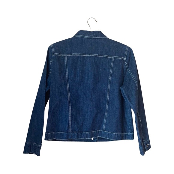 NWOT Laura Ashley Denim Jacket - Petite size medium (tag says L) - Picture 2 of 6